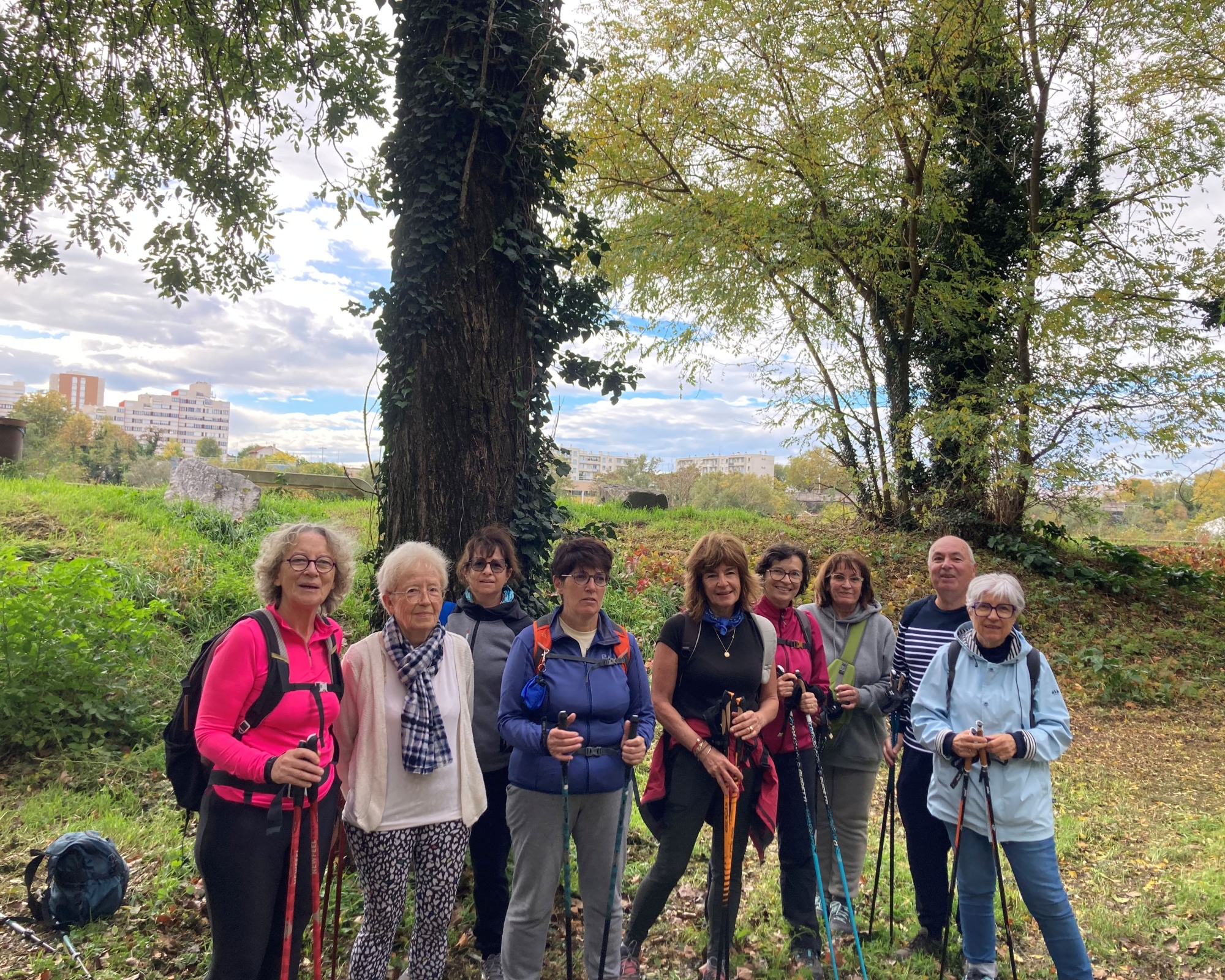 Une marche nordique ALAP pleine d'énergie le mercredi 22 octobre
