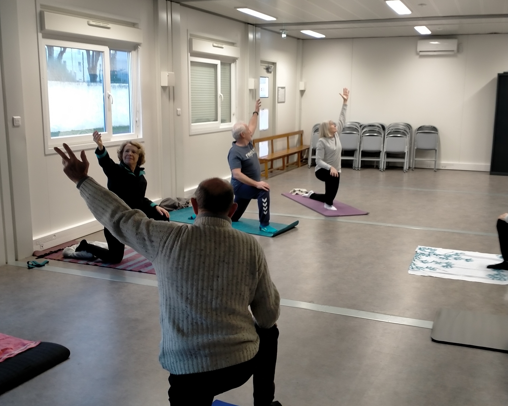 Notre séance de Yoga de mardi 21 janvier 2025